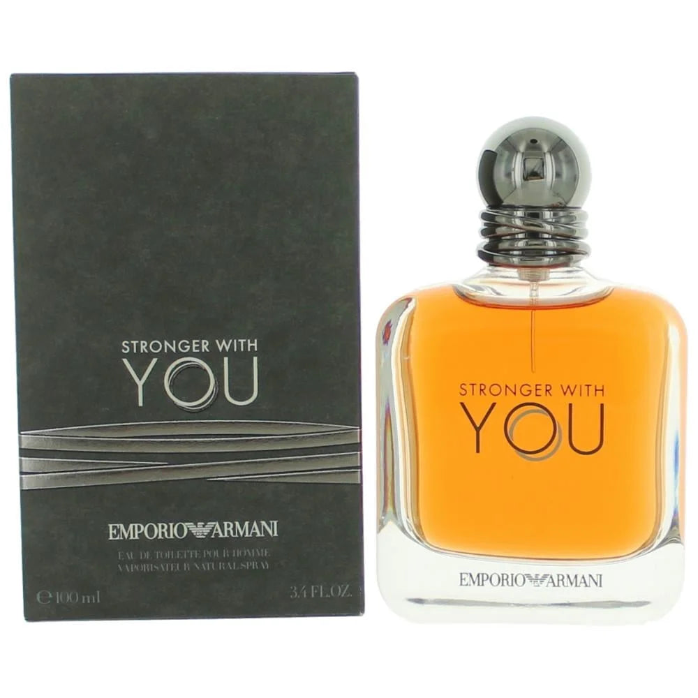 "Emporio Armani Stronger With You Eau De Toilette Spray, Cologne for Men, 3.4 Oz "