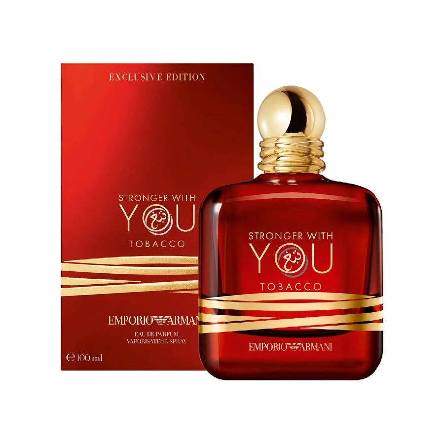 "Giorgio Armani Stronger With You Tobacco 3.3 oz / 100 ml Eau de Parfum "