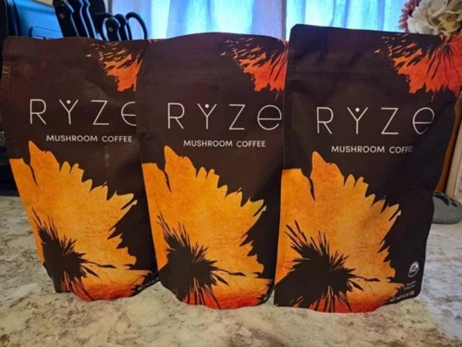 Ryze Mushroom Coffee Brown pack of 3 ,Free Shipping