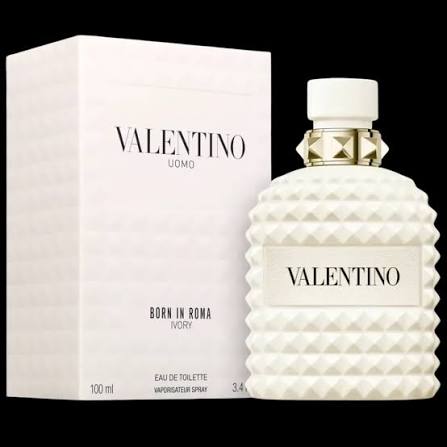 NEW VALENTINO UOMO BORN IN ROMA IVORY EDT SPRAY FOR MEN 3.4 Oz / 100 ml.